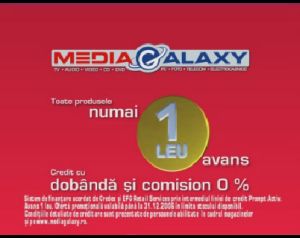 Media Galaxy a vndut, cu 1 Leu, 3000 de produse n 3 saptamni