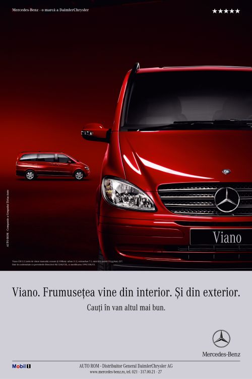 Mercedes-Benz Viano la GAV|Scholz&Friends Bucuresti