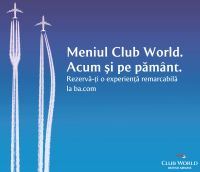 British Airways coboara din cer Meniul Club World. Acum si pe pamant