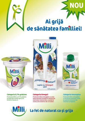 Campanie in-store OgilvyAction cu Milli, n 76 de supermarketuri din 23 de orase