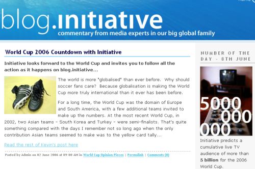 Initiative Worldwide are blog