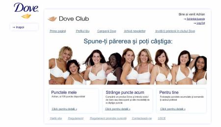 Unilever �nscrie 10.000 de membri �n Clubul Dove online