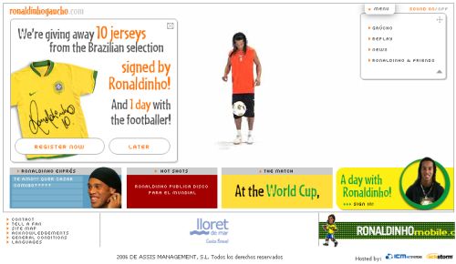 Ronaldinho joaca la OgilvyOne