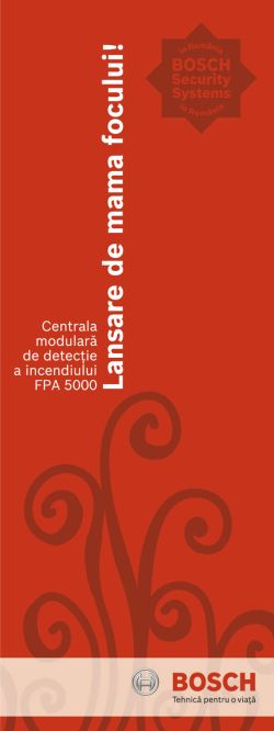 Notorious semneaza Lansare de mama focului pentru Bosch Security Systems