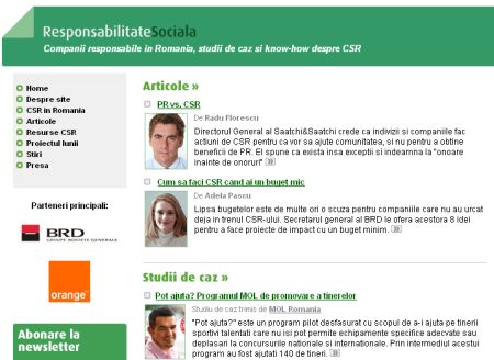 42 de studii de caz si 23 de companii, implicate n ResponsabilitateSociala.ro