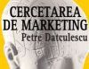 Seful IRSOP, Petre Datculescu scoate Cercetarea de Marketing