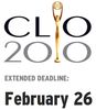 Clio Awards 2010 prelungeste inscrierile pana la 26 februarie