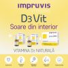 Deficitului de vitamina D3 afectează peste 60% din populația României. Impruvis recomanda administrarea Impruvis D3Vit chiar și vara.