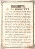 Reclame Vechi: Ianuarie 1861 - Stabilimentul CA Rosetti se desfacea de comerciul de librarie