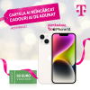 Promotie Telekom Mobile de sarbatori pentru clientii prepaid. 6 x iPhone 14, oferite prin tragere la sorti si vouchere de 50 de euro pentru un nou telefon