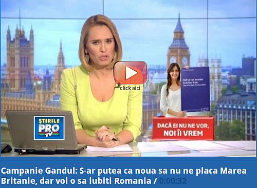 Campania GMP - Gandul versus The la Stirile Pro TV - AdPlayers.ro / Conturi