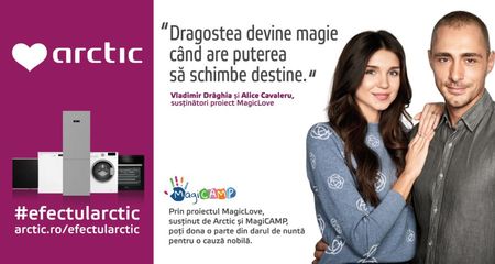 Arctic lanseaza campania Efectul Arctic printr-un parteneriat cu MagiCAMP