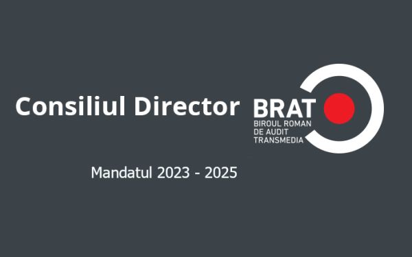 Noua conducere BRAT 2023 – 2025. Asociatia profesionala realizeaza 12 studii esentiale pentru functionarea corecta a industriei media online, outdoor, print si radio