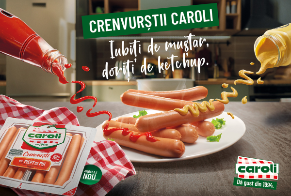 Caroli Foods Group schimba designul ambalajelor pentru brandul Caroli, la aniversarea a 30 de ani de la aparitia pe piata din Romania