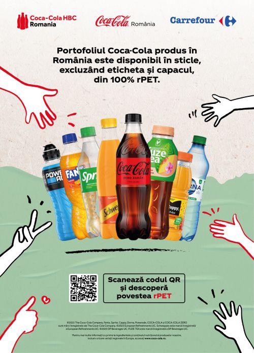 Coca-Cola HBC România și Carrefour implementează primele două proiecte în cadrul parteneriatului strategic pentru sustenabilitate semnate in acest an