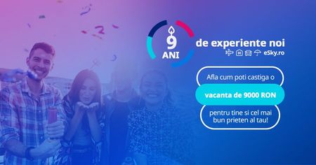 Campanie aniversara 9 ani eSky Romania cu premii de 9.000 de lei