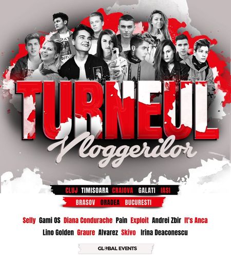 Cum au reusit vloggerii sa aiba milioane de abonati? Turneul national al vloggerilor 2018