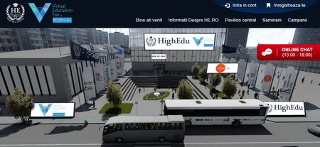 Viitorii studenti, la un click distanta de universitatile din Romania la primul targ educational online. HE.RO Virtual Exhibition, 25-27 iunie.