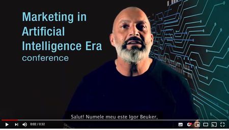 Supranumit ,,Math Man'', Igor Beuker si invitatii sai vin la conferinta ,,Marketing in Era Inteligentei Artificiale'' organizata pe 9 octombrie, la Bucuresti