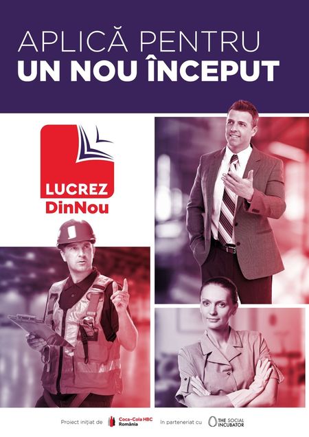 Sprijin pentru cei care si-au pierdut locul de munca in pandemie. Platforma online ,,Lucrez din nou” de la Coca-Cola si Asociatia The Social Incubator