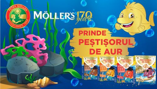 Pandantive din aur în campania aniversară „Peștișorul de Aur” Möller’s 170 de ani