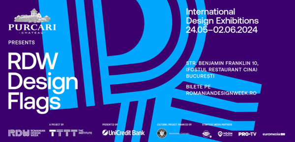 Romanian Design Week: intre 24 mai si 2 iunie publicul va admira 9 expozitii internationale in cadrul formatului RDW Design Flags