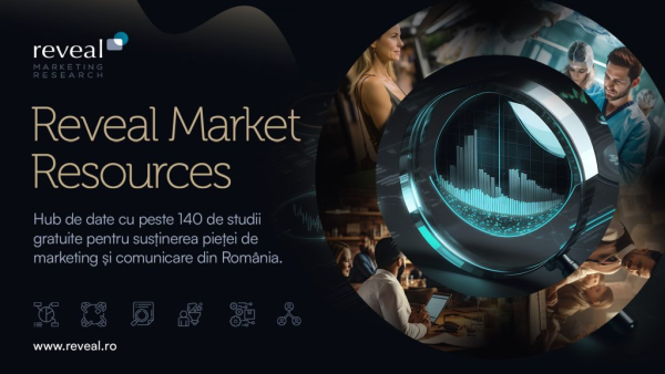 Reveal Marketing Research lanseaza hub-ul de date Reveal Market Resources, cu peste 140 de studii pentru piata de marketing si comunicare din Romania