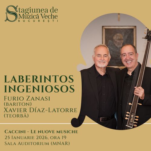 Stagiunea de Muzică Veche București 2026 se deschide cu regalul CACCINI – Le nuove musiche