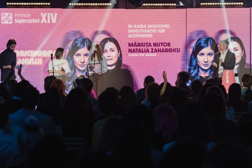 Superscrierea anului la Premiile Superscrieri 2025: „În slujba Moscovei. Investigație sub acoperire" de Măriuța Nistor și Natalia Zaharescu, din Republica Moldova