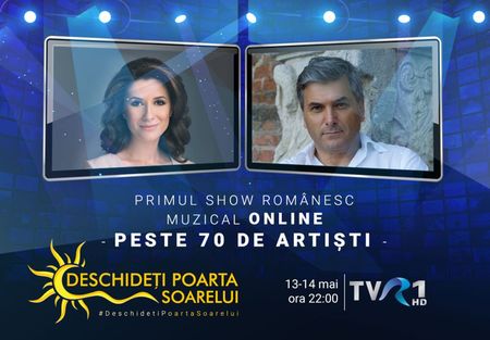 Primul show TV din Romania inregistrat online cu peste 70 de artisti care unesc generatii. Deschideti Poarta Soarelui, la TVR