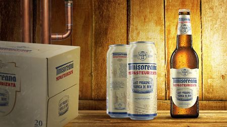 Brand New packaging pentru Timisoreana Nepasteurizata
