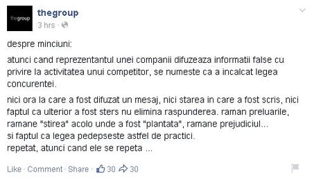 “A incalcat legea concurentei". Reactia TheGroup “despre minciuni"