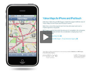 Yahoo Maps pentru iPhone si iPod touch