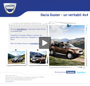 Noutati de la Dacia Duster!