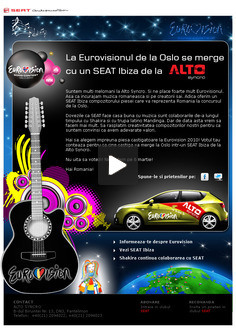 SEAT Ibiza merge la finala Eurovision 2010 