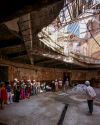 Sub cerul liber pentru ultima oară, Cinema Marconi se deschide vizitelor înainte de montarea acoperișului
