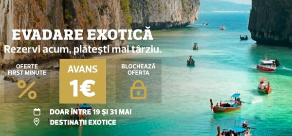 DERTOUR România anunță lansarea campaniei speciale „Avans 1 Euro” la vacanțele iarnă 2026-2027