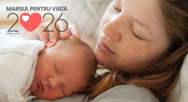 Marșul pentru Viață 2026, la a-XVI-a editie, in campania Luna pentru Viață si politici publice de sprijin pentru mamă și copil, înainte și după naștere