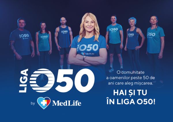 Nadia Comăneci sustine Liga Atleților Over 50, o inițiativă națională MedLife,  dedicată activitatii fizice în rândul persoanelor de peste 50 de ani
