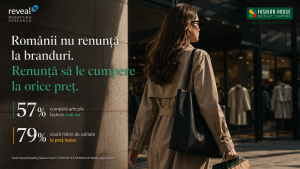 3 din 5 cumpărători de fashion (57%) din mediul urban cumpără mai rar, însă 4 din 5 (79%) vor mărci de calitate la preț redus