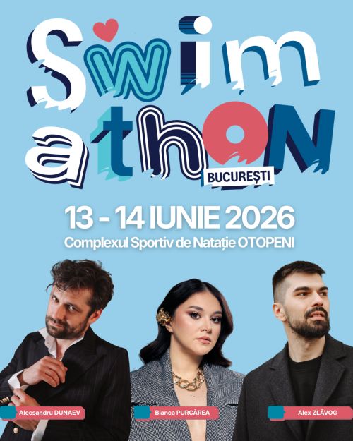 450 de înotători vor intra în bazin la Swimathon București 2026 pentru 35 de cauze și proiecte din București și Ilfov