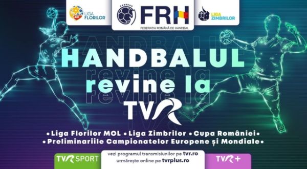 Handbalul revine la TVR. Canalul TVR Sport principalul post de difuzare a competitiilor in sezonul competițional 2026–2027